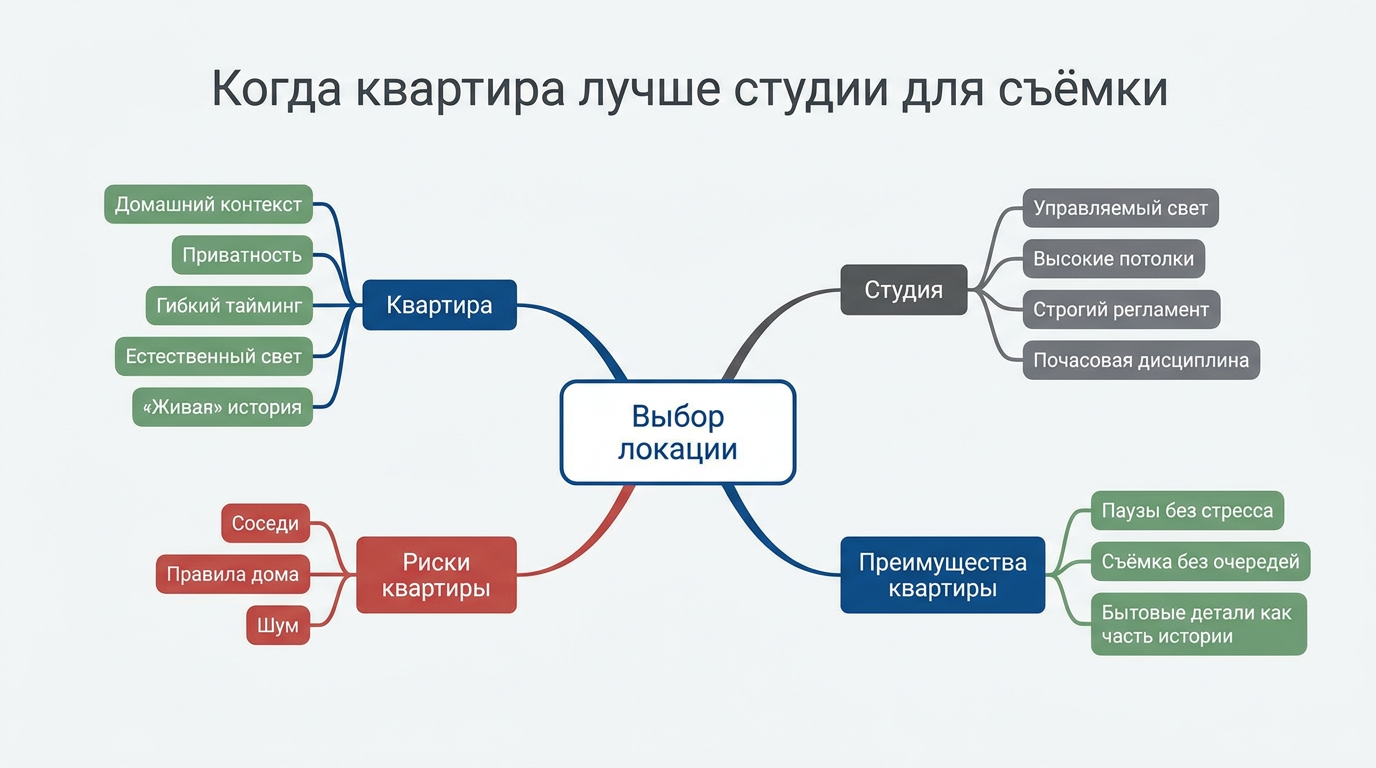 Выбор локации для съемки